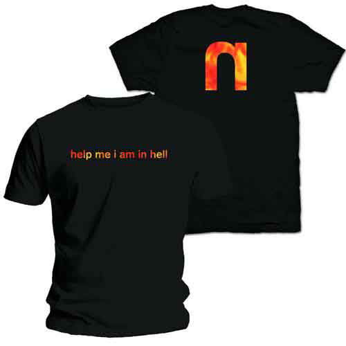 Nine Inch Nails Unisex T-Shirt: Help Me (Back Print) - Nine Inch Nails - Fanituote -  - 5023209666896 - 