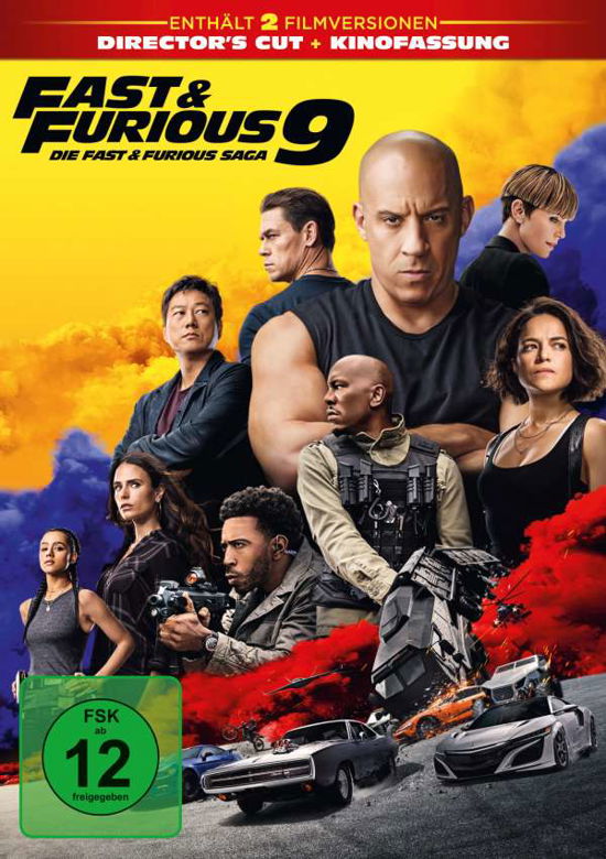 Cover for Vin Diesel,michelle Rodriguez,tyrese Gibson · Fast &amp; Furious 9 (DVD) (2021)