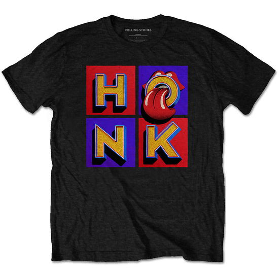 Cover for The Rolling Stones · The Rolling Stones Unisex T-Shirt: Honk Album (Black) (T-shirt) [size M] [Black - Unisex edition] (2019)