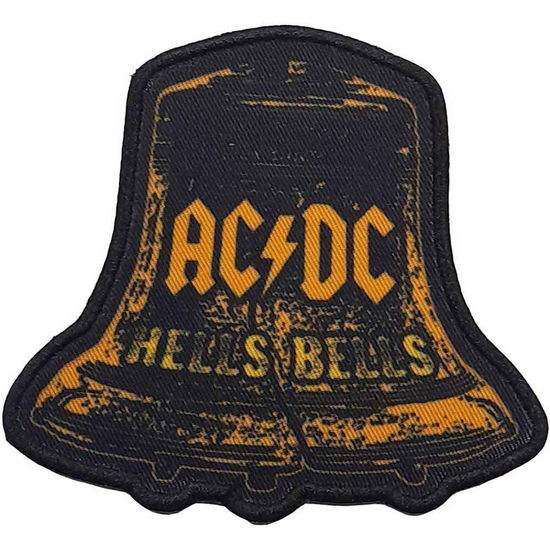 AC/DC Standard Patch: Hells Bells Distressed - AC/DC - Produtos - - 5056368695896 - 17 de setembro de 2021
