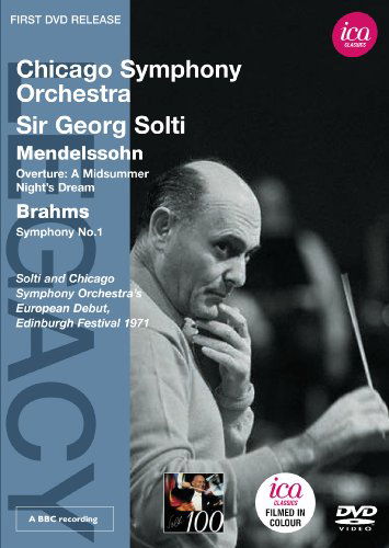 Legacy: Solti & Chicago Symphony Orch - Mendelssohn / Brahms / Chicago Sym Orch / Solti - Elokuva - ICA Classics - 5060244550896 - tiistai 13. marraskuuta 2012