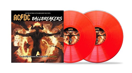 Cover for AC/DC · Ballbreakers (Red Vinyl) (LP) (2020)