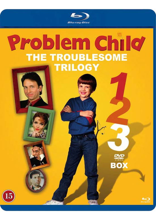 Cover for Problem Child 1 to 3 Complete Movie Trilogy (Blu-Ray) (2022)