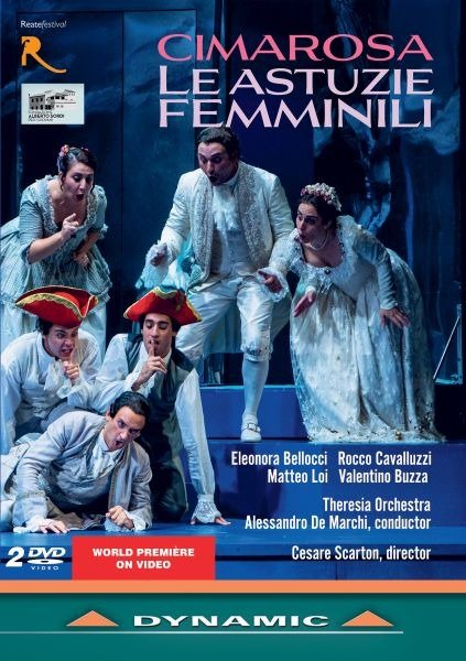 Cover for Marchi, Alessandro De / Theresia Orchestra · Cimarosa: Le Astuzie Femminili (DVD) (2023)