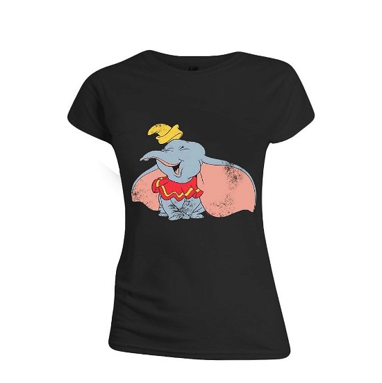 Dumbo - Classic Dumbo Women T-Shirt - Black - S - Disney - Produtos -  - 8720088271896 - 24 de abril de 2019