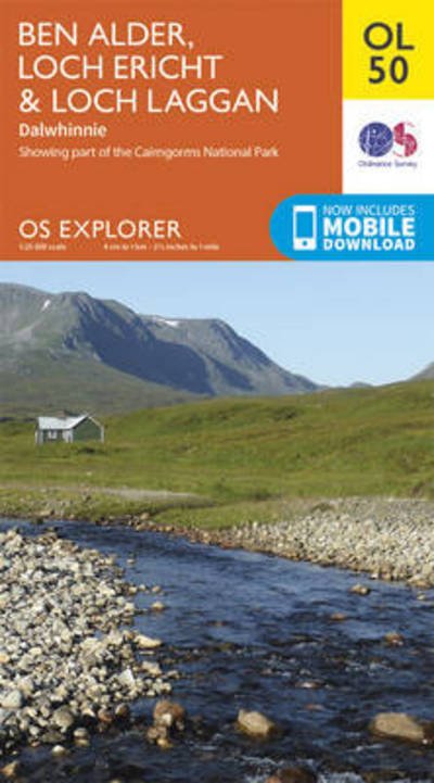 Cover for Ordnance Survey · Ben Alder, Loch Ericht &amp; Loch Laggan, Dalwhinnie - OS Explorer Map (Landkarten) [May 2015 edition] (2015)