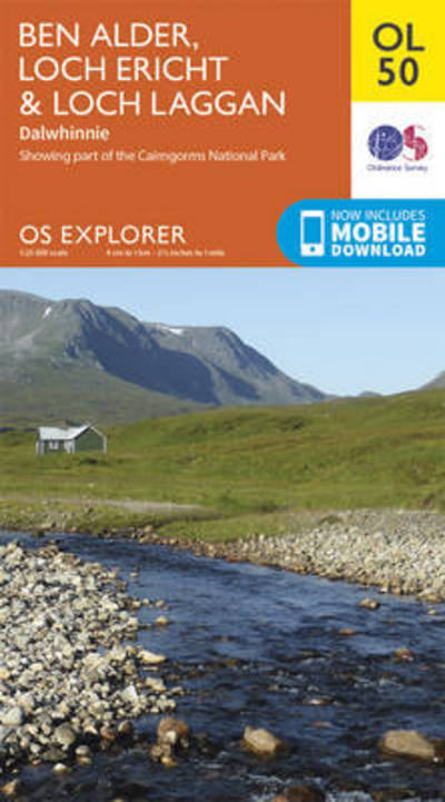 Ben Alder, Loch Ericht & Loch Laggan, Dalwhinnie - OS Explorer Map - Ordnance Survey - Böcker - Ordnance Survey - 9780319242896 - 10 juni 2015