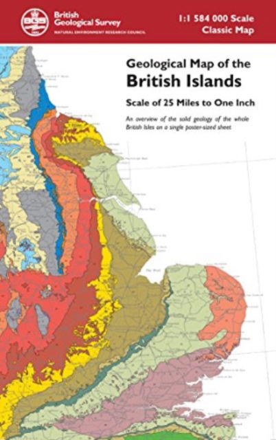 Cover for Geological Map of the British Islands (Map) (2014)