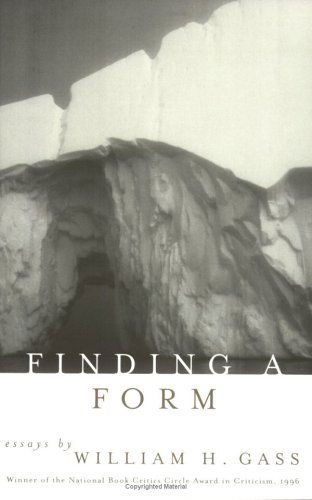 Finding a Form - William H. Gass - Books - Cornell University Press - 9780801484896 - September 15, 1997