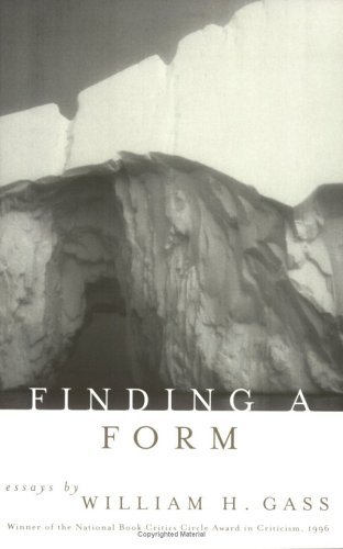 Cover for William H. Gass · Finding a Form (Paperback Book) (1997)