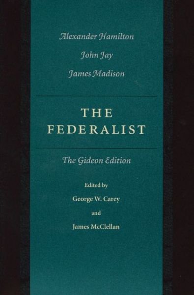 Cover for George Carey · Federalist: The Gideon Edition (Taschenbuch) [Gideon, 2 Revised edition] (2001)