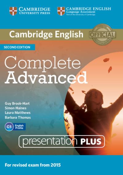 Complete Advanced Presentation Plus DVD-ROM - Complete - Guy Brook-Hart - Game - Cambridge University Press - 9781107662896 - July 31, 2014