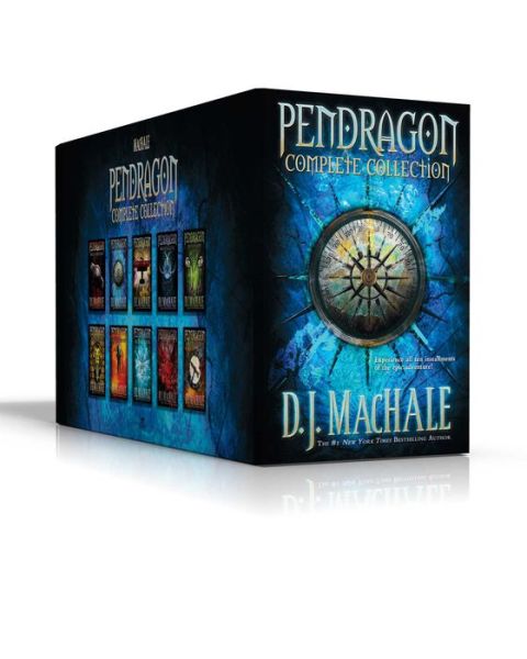 Cover for D.J. MacHale · Pendragon Complete Collection : The Merchant of Death; The Lost City of Faar; The Never War; The Reality Bug; Black Water; The Rivers of Zadaa; The ... of Rayne; Raven Rise; The Soldiers of Halla (Paperback Book) (2016)