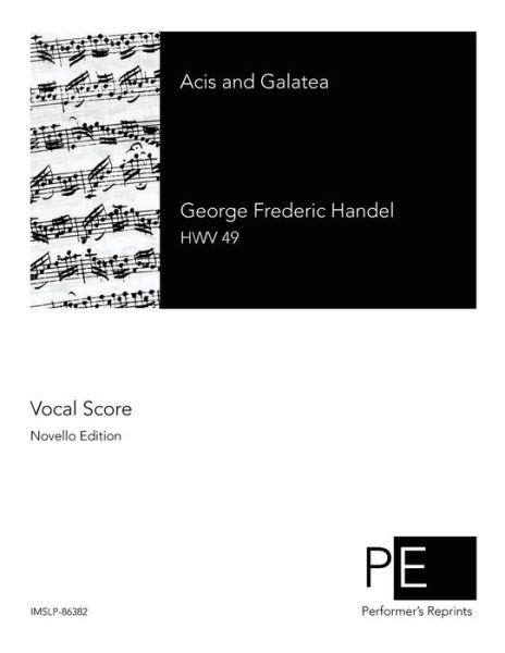 Cover for George Frideric Handel · Acis and Galatea (Paperback Book) (2015)