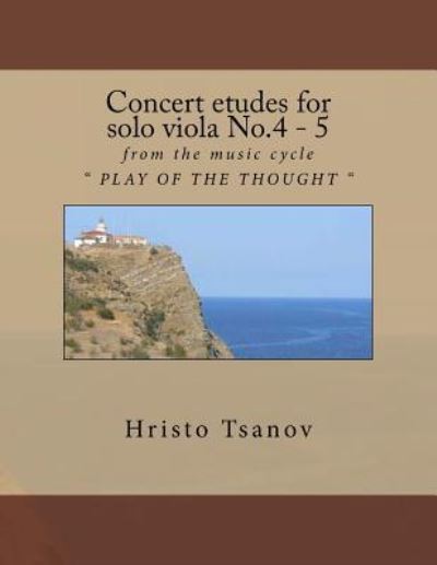 Cover for Hristo Spasov Tsanov · Concert etudes for solo viola No.4 - 5 (Taschenbuch) (2016)