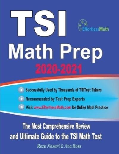 Cover for Ava Ross · TSI Math Prep 2020-2021 (Paperback Book) (2020)