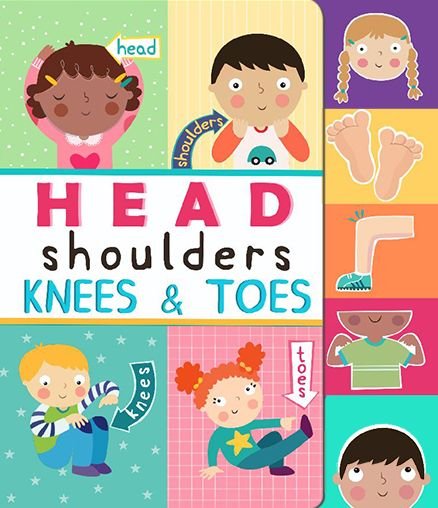 Cover for Constanza Basaluzzo · Head, Shoulders, Knees, and Toes (Board book) (2020)