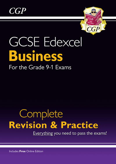 Cover for CGP Books · New GCSE Business Edexcel Complete Revision &amp; Practice (with Online Edition, Videos &amp; Quizzes) - CGP Edexcel GCSE Business (Buch) [With Online edition] (2023)