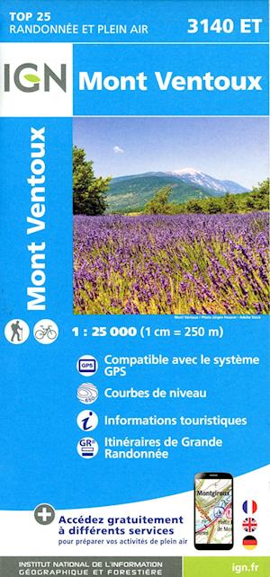 Mont Ventoux - TOP 25 -  - Books - Institut Geographique National - 9782758555896 - May 27, 2024