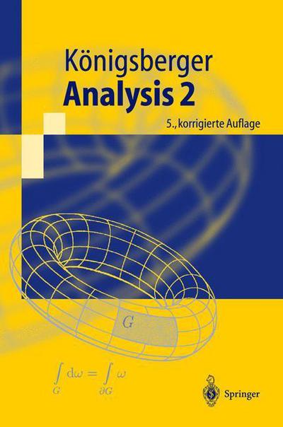 Cover for Konrad Koenigsberger · Analysis 2 - Springer-Lehrbuch (Paperback Book) [5th 5., Korr. Aufl. 2004 edition] (2004)