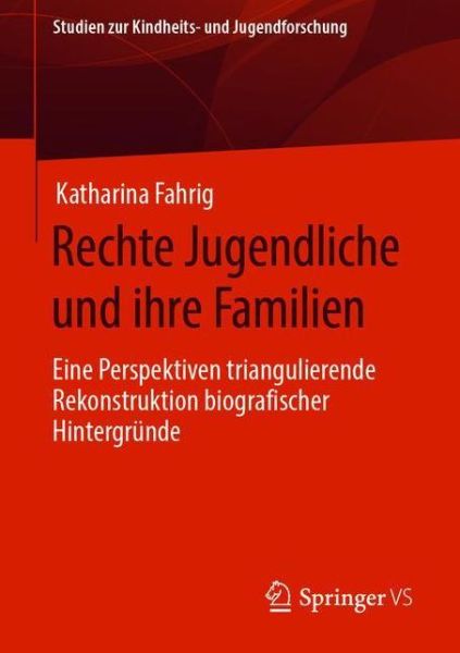 Cover for Fahrig · Rechte Jugendliche und ihre Fami (Book) (2020)