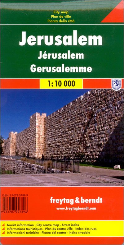 Cover for Freytag-berndt Und Artaria Kg · Freytag Berndt Stadtpl. Jerusalem (Buch) (2006)