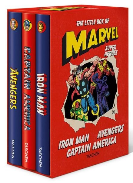 Cover for Taschen · The Little Box of Marvel Super-Heroes (Innbunden bok) (2019)