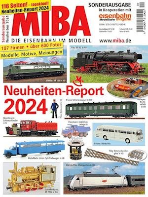 Cover for Miba Neuheiten Report 2024 (Book) (2024)