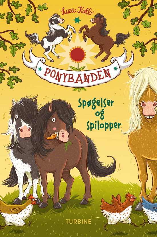 Cover for Suza Kolb · Ponybanden – Spøgelser og spilopper (Hardcover Book) [1. wydanie] (2021)