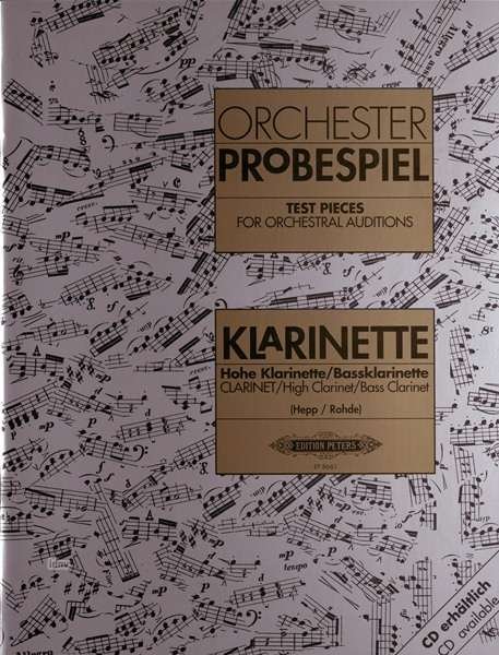 Cover for Miscellaneous · Test Pieces for Orchestral Auditions: Clarinet (Partituren) (2001)
