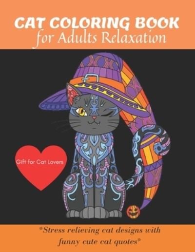 Cover for Obie Welch · Cat Coloring Book (Paperback Book) (2021)