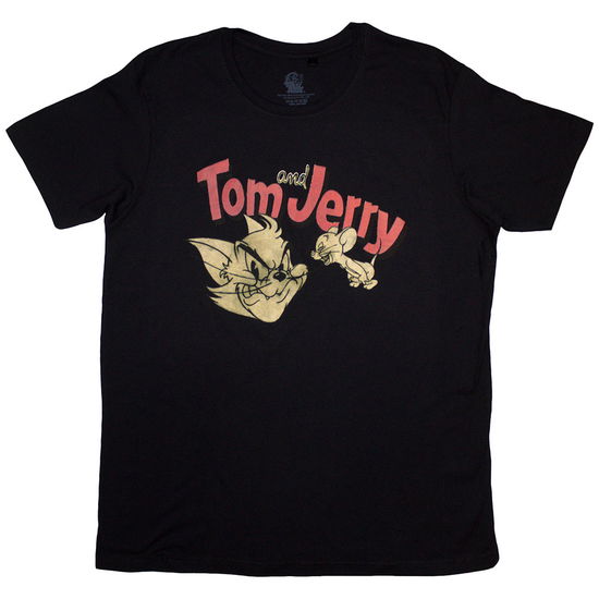 Cover for Tom &amp; Jerry · Tom &amp; Jerry Unisex T-Shirt: Retro (Black) (T-shirt)