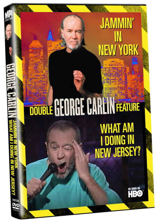 Cover for George Carlin: Jammin' in Ny / What Am I Doing in (DVD) (2015)