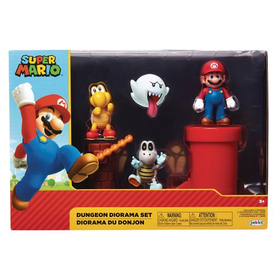 Cover for Jakks · World of Nintendo Super Mario Diorama Set Verlies (Leketøy) (2023)