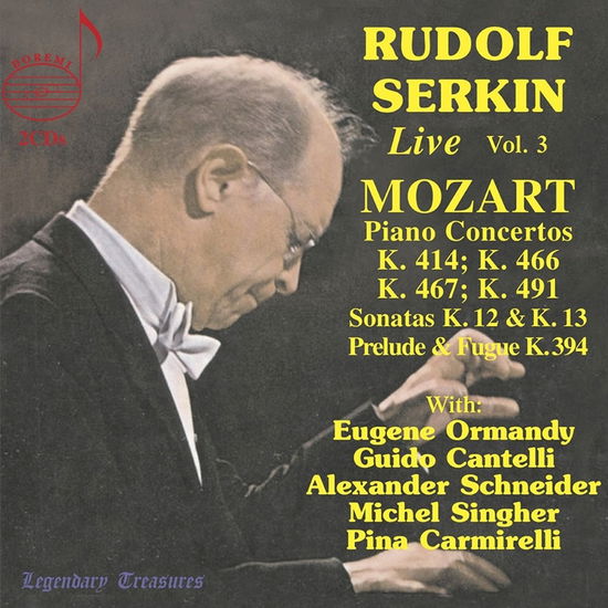 Cover for Mozart / Serkin / Carmirelli · Rudolf Serkin Live (CD) (2022)