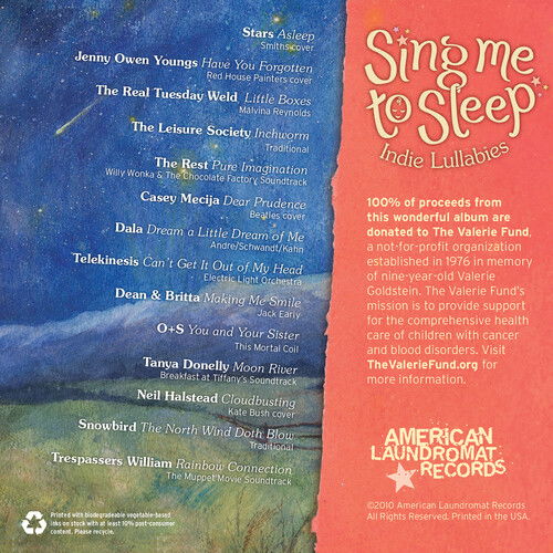 Sing Me to Sleep: Indie Lullabies / Various - Sing Me to Sleep: Indie Lullabies / Various - Musik - American Laundromat - 0616011913897 - 18. maj 2010