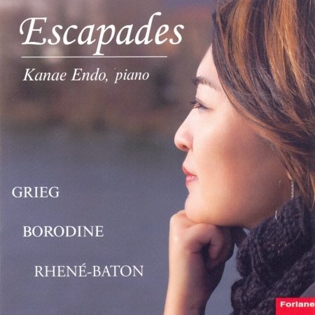 Cover for Kanae Endo: Escapades · Grieg, Borodin, Rhene-Baton (CD) (2019)