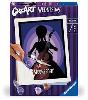 Wednesday CreArt Malen nach Zahlen Malset Wednesda (Spielzeug) (2024)