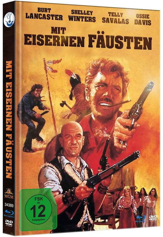 Cover for Lancaster,burt / Savalas,telly / Winters,shelley · Mit Eisernen Fäusten - Limited Mediabook (Dvd+bd) (Blu-ray) (2020)