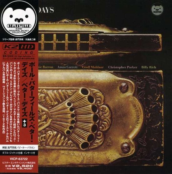 Better Days (Mini LP Sleeve) - Paul Butterfield - Muziek - JVC - 4988002522897 - 13 maart 2007