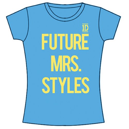 One Direction Ladies Tee: Future Mrs Styles (Skinny Fit) - One Direction - Merchandise - ROFF - 5055295342897 - 13. maj 2013