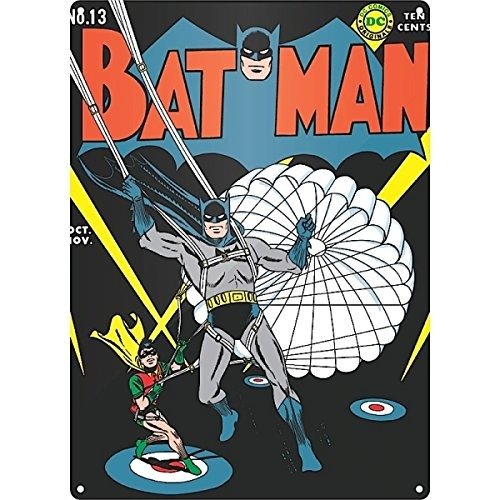 Dc Comics: Batman - Batman Parachute (Targa Metallica) - Batman - Musiikki - HALF MOON BAY - 5055453429897 - 