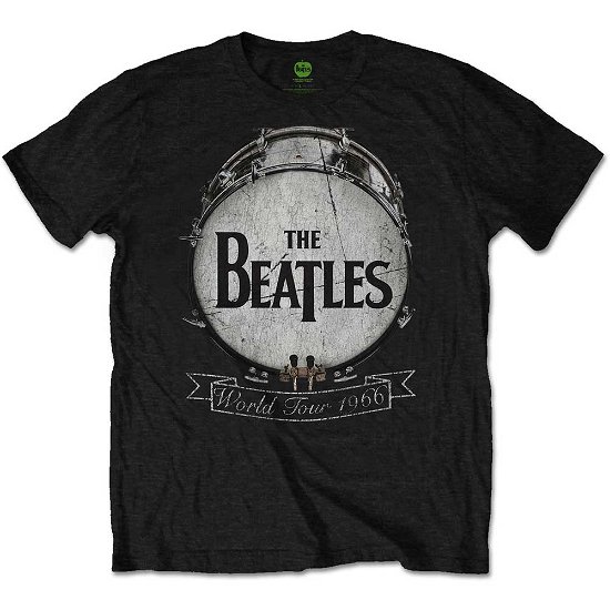 The Beatles Unisex T-Shirt: World Tour 1966 - The Beatles - Produtos - Apple Corps - Apparel - 5055979938897 - 