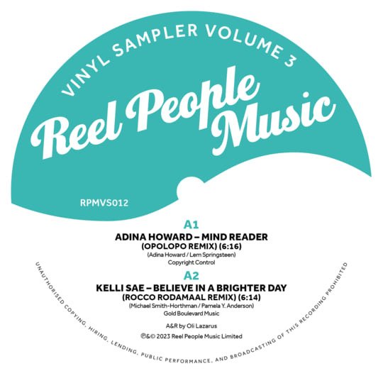 Cover for Reel People Music Vinyl Samples Vol. 3 (LP) [Coloured edition] (2023)