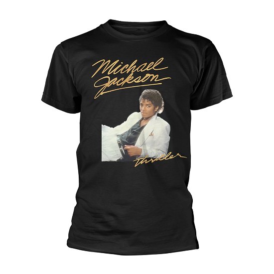Cover for Michael Jackson · Thriller White Suit (T-shirt) [size S] [Black edition] (2018)