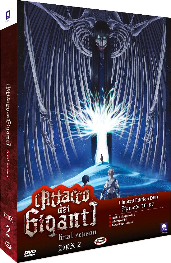 Cover for Dynit · Attacco Dei Giganti (L') - The Final Season Box 02 (Eps17-28) (Ltdedition) (DVD) (2023)