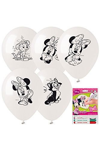 Cover for Minnie · Disney: Minnie - Kit Palloncini Fantasia E Colora - 5 Palloncini Con Pennarelli (MERCH)