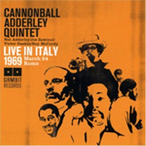 Cover for Cannonball -Quintet- Adderley · Live In Italy 1969 (CD) (2008)