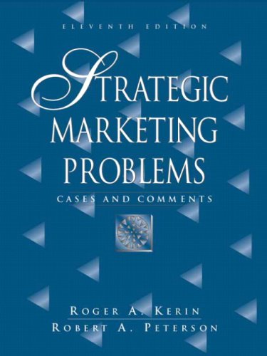 Cover for Robert Peterson · Strategic Marketing Problems: Cases and Comments Value Package (Includes Marketing Planpro Premier) (Hardcover Book) [Har / Cdr edition] (2007)