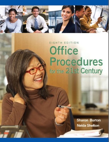 Cover for Nelda J. Shelton · Office Procedures for the 21st Century (8th Edition) (Spiral Book) (2010)